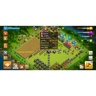 Clash of Clans Th14 100% Max including wall