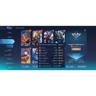 Mobile Leagend :Bang Bang high collection account 