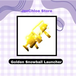 GOLDEN SNOWBALL LAUNCHER