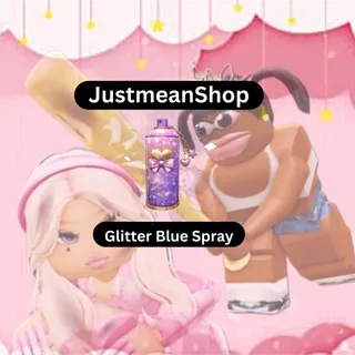 Glitter Blue Spray