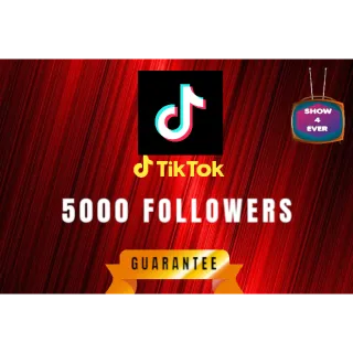5,000 Followers TikTok Fast & Guarantee