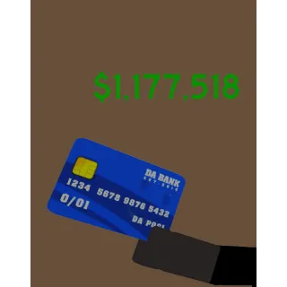 Blue Credit Card | Da Hood