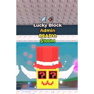 5x admin lucky block