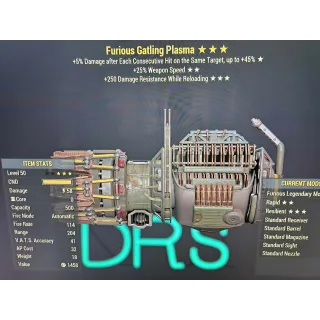 furious 25%ffr gatling plasma