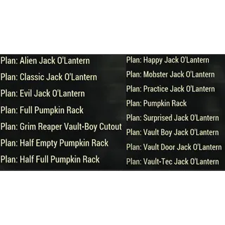 15 JACK O' LANTERN PLANS