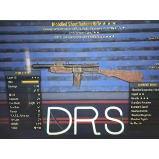 bloodied  25% FFR radium rifle