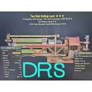 two shot 25%ffr gatling laser