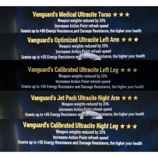 Vanguard AP WWR ultracite set