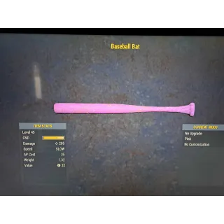 pink baseball bat lvl 45