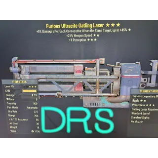 furious 25%ffr ultracite gatl laser