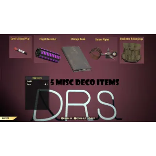 5 misc items bundle