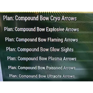 ALL 7 COMPOUND BOW PLANS