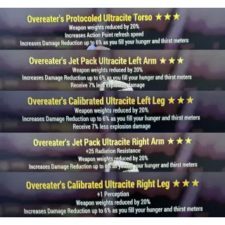 OVEREATER WWR ULTRACITE SET with legacy jetpack arm