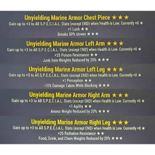 unyielding marine armor set
