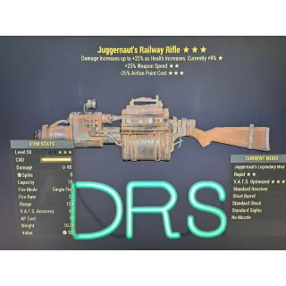 juggernaut 25 25 railway rifle