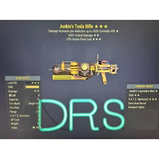 junkies 50 25 tesla rifle