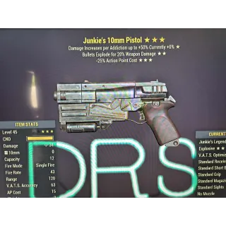 je25 10mm  pistol