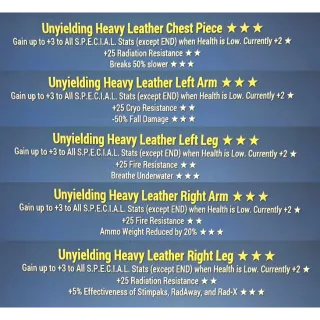 unyielding heavy leather armor set