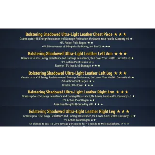 bolstering ap leather armor set