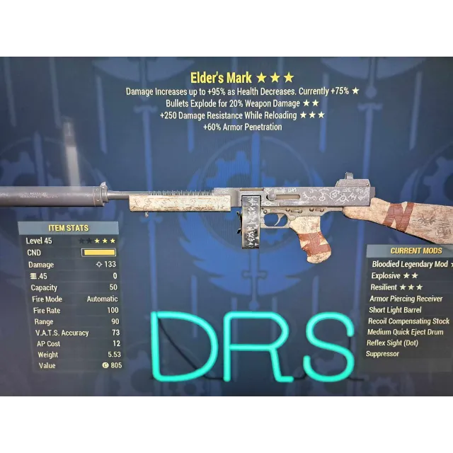 BE elders mark Fallout 76 Game Items Gameflip