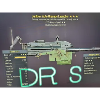 junkies ffr fr auto grenade launcher