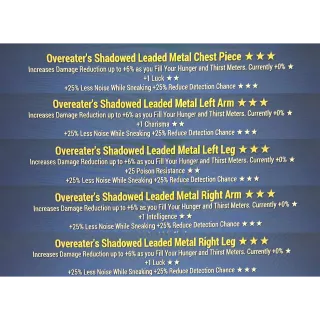 overeater htd metal armor set