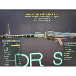 vampire 50crit 15%fr lmg