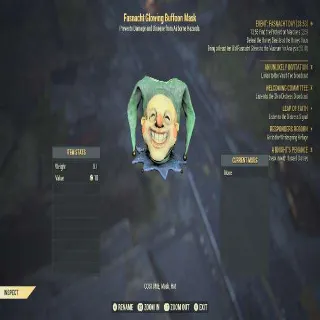 Glowing Buffoon Mask