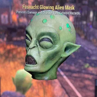 Glowing Alien Mask