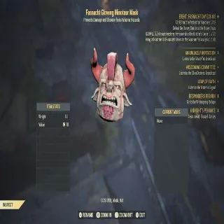 Glowing Minotaur Mask