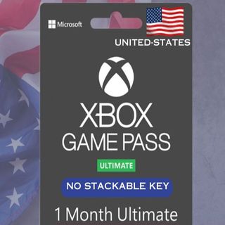 Xbox Game Pass Ultimate - 1 Month Non-Stackable - USA - Xbox Gift Card Gift  Cards - Gameflip