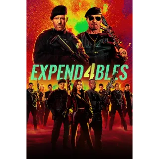 Expend4bles 4K UHD iTunes or 4K UHD Vudu
