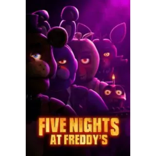 Five Nights at Freddy's 4K MoviesAnywhere