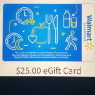 Walmart select gift card. 