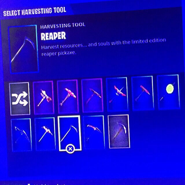 previousnext - fortnite account reaper pickaxe