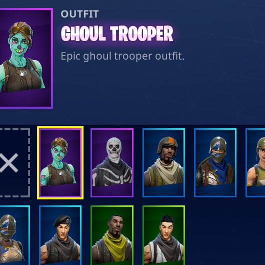 original fortnite account ghoul trooper and skull trooper - fortnite skull trooper and ghoul trooper account