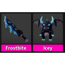 Mm2 SET BUNDLE HEARTBLADE ICEFLAKE SET BIOBLADE PRISMATIC FROSTBITE ECT