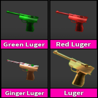 Bundle Mm2 Luger Set In Game Items Gameflip - how to shoot a gun in roblox mm2