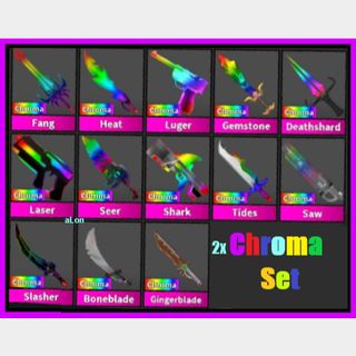 Gear  mm2 chroma luger - Game Items - Gameflip