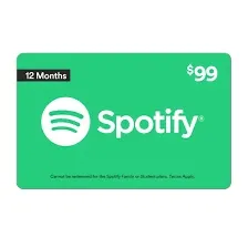 Spotify account w/ 12 months Spotify premium 