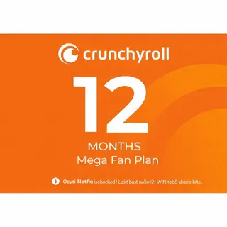 Crunchyroll Mega Fan Plan – 12 Months (12 months Guaranteed)