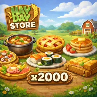 2000 FOOD OF YOUR CHOOSE (ALL LEVEL) Hay Day