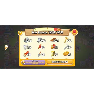 Hay Day Lv130 Farm – 37M Coins | 15K Storage | 800 Diamonds | Endgame Account