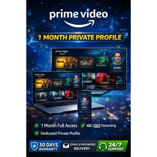 Amazon Prime Video – 1 Month Private Profile + 30 Days Warranty