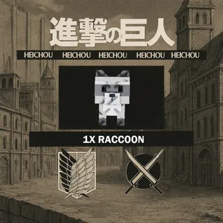 1X RACCOON GROW A GARDEN 2