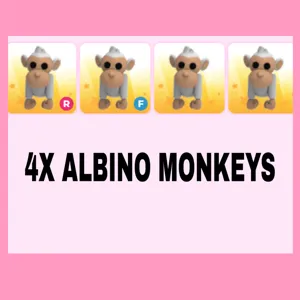 4X ALBINO MONKEY