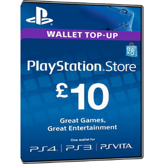 playstation 10 pound gift card