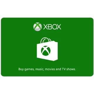 $ 5.00 USD Xbox Gift Card