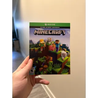 CODE   Listing Photo ribbon MINECRAFT: XBOX SERIES S | X AND XBOX ONE FULL GAME CODE