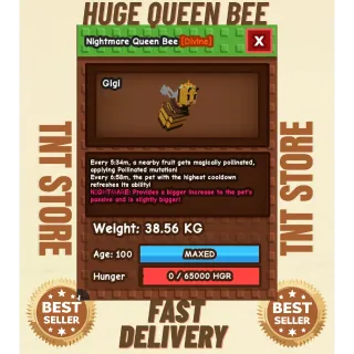 HUGE NIGHTMARE QUEEN BEE